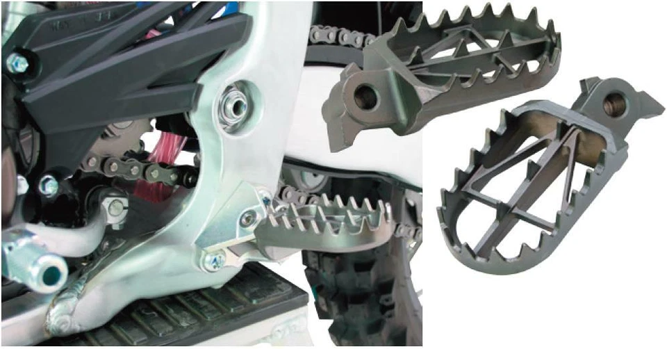 DRC - D48-02-533 - Wide Foot Pegs, Mid (Stock)