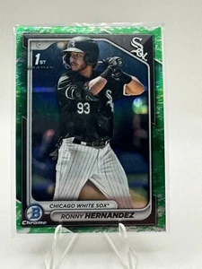 2024 Bowman #BCP-92 Ronny Hernandez Chrome Prospects Lunar Glow Refractors - Picture 1 of 2