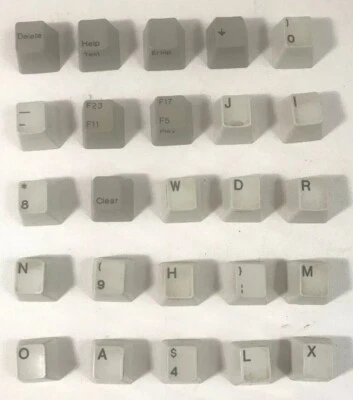 Genuine IBM Model M Keyboard Keycaps Letters Numbers Function Keys More - Image 1 of 4