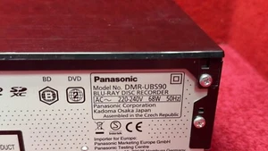 Panasonic DMR-UBS90EGK Ultra HD Recorder 2TB HDD, 4K Blu-ray Disc Wiedergabe, - Photo 1/9