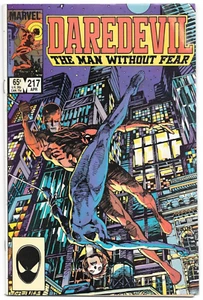 Daredevil #217 ~ 1985  Marvel Comic ~ Foggy, Black Widow, The Cossack, The Gael - Bild 1 von 10