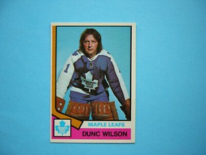 1974/75 O-PEE-CHEE NHL HOCKEY CARD #327 DUNC WILSON EX/NM NM 74/75 OPC