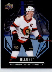 2022-23 Upper Deck Allure Black Rainbow #69 Brady Tkachuk Senators
