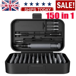 Set cacciaviti di precisione 150 in1 kit attrezzi riparazione computer punta magnetica con scatola - Foto 1 di 12