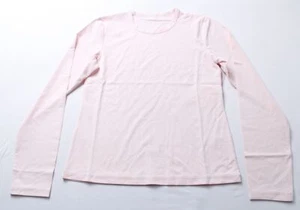 Leze The Label Women's Rue Long Sleeve Crew Neck Base Layer Tee LB3 Pink Large - Picture 1 of 5