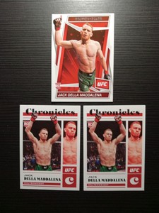 2023 Panini Chronicles Rookies & Stars UFC Jack Della Maddalena RC (3) CARDS
