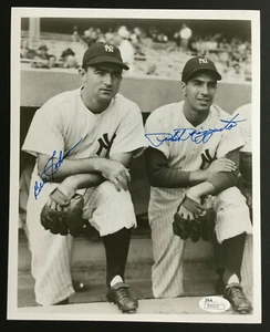 Phil Rizzuto Bill Johnson signed 8x10 Yankees photo Mint 2 Autograph JSA COA - Picture 1 of 5