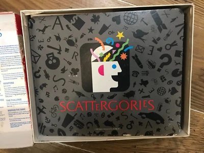 Scattergories Board Game Hasbro 1993  6 Player version Complete with Dial Timer - Image 1 of 4