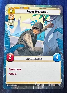 Star Wars Unlimited Spark of Rebellion Rogue operative Hyperraumkarte - Bild 1 von 2