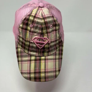 Womens Base Ball Cap Adjustable Hat Super Girl Pink - Picture 1 of 7