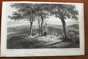 1819 GRAVUR ANSICHT ISCHIA UND PROCIDA VON DEN KAMELEN NEAPEL NACH ZEICHNUNG E.BATTY - Bild 1 von 3