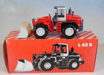 Conrad 1/50 Nr. WeMo O&K Orenstein & Koppel Radlader L45 B rot/schwarz OVP #2884 - Bild 1 von 3