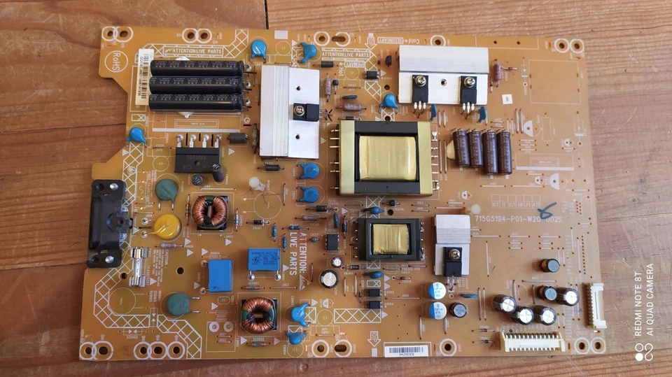 carte d'alimentation TV PHILIPS 715G5194-PO1-W20-002S / 32PFL3517H - Photo 1/1