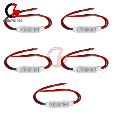 12V Low-profile Inline Controller Dimmer Switch for Single Color LED Strip Light - Image 1 of 4