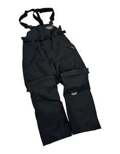 Vintage PEAK PERFORMANCE GORE-TEX Snow Bib Pants Black Size XL - Picture 1 of 17