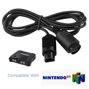 Extension Cable Lead FOR N64 NINTENDO 64 Controller 1.8m 6ft - Picture 1 of 1