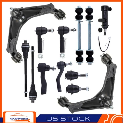 14 Braços de controle junta esférica braço ocioso extremidade da haste de amarração para 2001-2006 GMC Sierra 1500 HD - Imagem 1 de 4