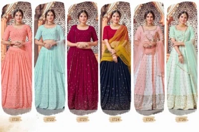 Blusa india lehnga choli semicosida lehanga y sin costuras.Paga $20 para coser Foto 1 de 4