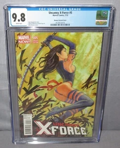 UNCANNY X-FORCE #5 (Milo Manara Cubierta Variante 1:50) CGC 9,8 casi nuevo/como nuevo Marvel 2013 - Imagen 1 de 3