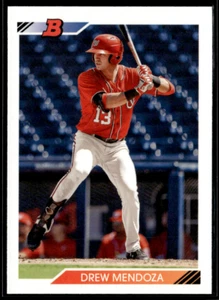 2020 Bowman Heritage #BHP71 Drew Mendoza Nationals - Picture 1 of 2