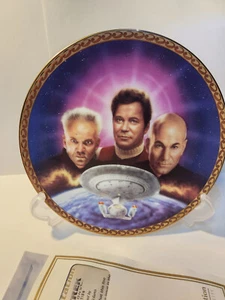 1995 Star Trek Generations Plate Collection The Ultimate Confrontation - Picture 1 of 8