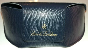 Brooks Brothers Navy Blue holding Case SUNGLASSES/EYEGLASSES - Picture 1 of 4