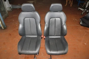 Mercedes SLK R 170 Mopf Sitze Leder schwarz mit Sitzheizung  Top - Bild 1 von 13