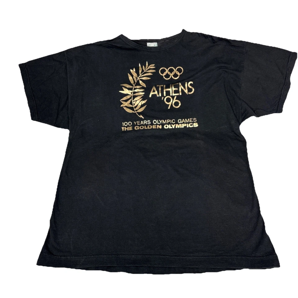 Camiseta Vintage Atenas 1996 100 Años Juegos Olímpicos de Oro Talla XL Foto 1 de 4