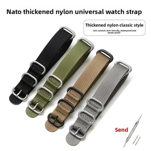 Nueva correa de nylon de alta gama NATO correa trenzada, apta para grandes marcas - Imagen 1 de 35