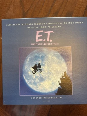 E.T. The Extra-Terrestrial Narrated by Michael Jackson Vinyl Record & Booklet - Image 1 of 4