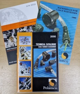 Polamco Mil-C-38999 connectors backshells Electrical Components Catalogue Bundle - Imagen 1 de 4