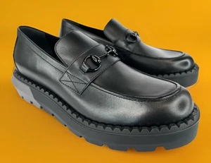 Mocassini Gucci Sierra in pelle di vitello con plateau e morso di cavallo UK 13 - US 13,5 - EU 47 - Foto 1 di 12
