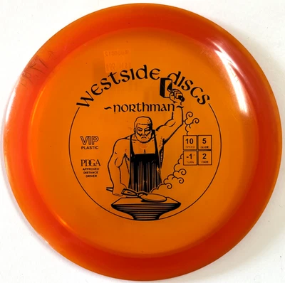 Westside Discs VIP Northman FINNISH - Made In Finland 172g Scaled Orange New - Image 1 of 4