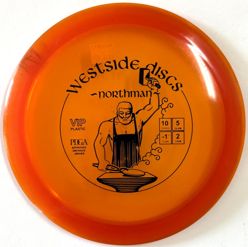 Westside Discs VIP Northman FINNISH - Made In Finland 172g Scaled Orange New - Image 1 of 4