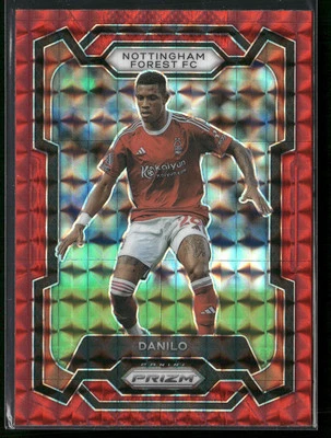 2023-24 Panini Prizm Premier League #240 Danilo Red Mosaic - Image 1 of 2