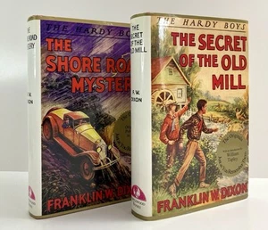 HARDY BOYS #3 The Secret of the Old Mill & #6 The Shore Road Mystery Applewood - Picture 1 of 24