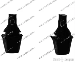 1964-1979 Lincoln Gas Fuel Door Rubber Bumpers, Pair - Picture 1 of 1