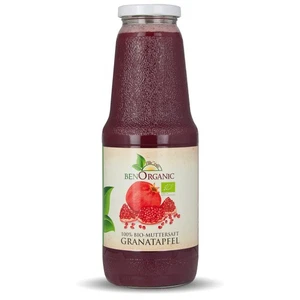 BenOrganic 18 x 1 l Bio Granatapfel Muttersaft, Direktsaft (7,61 EUR/l) - Bild 1 von 3
