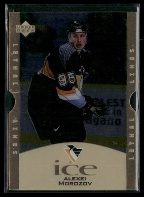 1997-98 Upper Deck Ice Alexei Morozov Lethal Lines 2 #L7-B Pittsburgh Penguins - Image 1 of 2