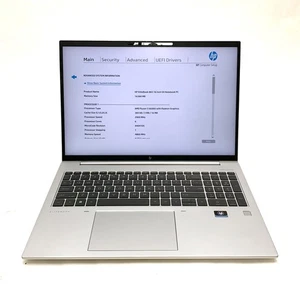 HP Elitebook 865 G9 Notebook 16" FHD AMD Ryzen 5 6600U 2.90GHz No DDR5, SSD, AC - Picture 1 of 8