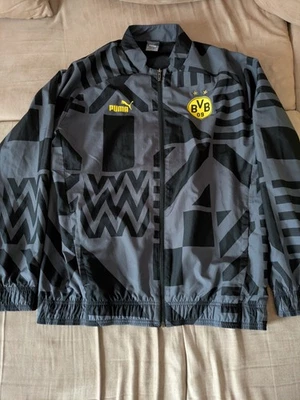 BVB Borussia Dortmund Prematch Jacke Gr L Puma sehr guter Zustand - Bild 1 von 4
