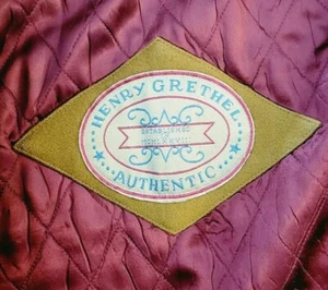 Vintage Henry Grethel Quilted Lined Wool Blend Two Button Sports Coat Size 42 - Picture 1 of 12