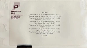 Primus 1995 Promo Compilation VHS Videoband Wynona Tommy NTSC PLAY GETESTET - Bild 1 von 3