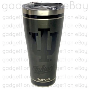 Tervis Collegiate 30 oz Indiana Hoosiers UV Blackout Stainless Steel Tumbler - Picture 1 of 9