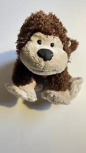 Ganz Webkinz Cheeky Monkey Plush 9" Curly Brown Stuffed Animal Toy HM080 No Code - Picture 1 of 5
