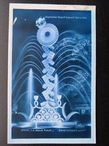 Paris INTERNATIONALE KOLONIALE AUSSTELLUNG La Belle Fleur c1931 Postkarte - Bild 1 von 2