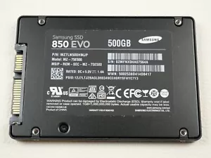 Samsung SSD 850 EVO MZ-75E500 500GB SSD Festplatte aus XMG P506 Clevo P651RE - Bild 1 von 2