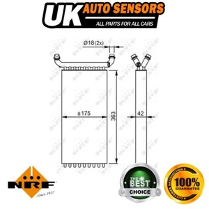 Fits Mercedes Vito 2003- Viano 2003- NRF Front Heater Control Valve - Picture 1 of 12