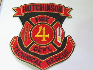 Hutchinson Fire Department Patch Technical Rescue - Picture 1 of 3