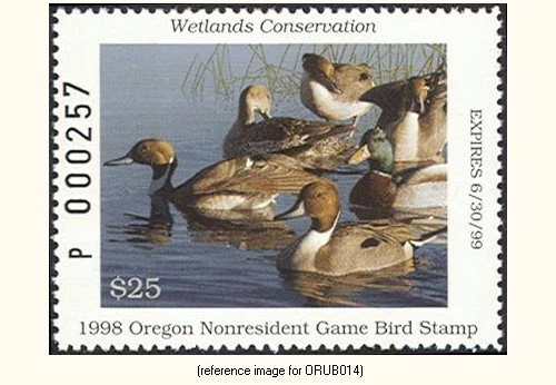 D2K Oregon Upland Bird 1998-9 $25 booklet - Image 1 of 1